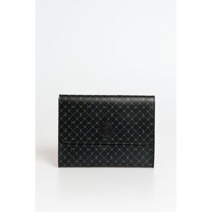 Trussardi Printed Clutch Men Black Clutches